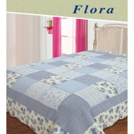 Покрывало 'Flora голубой'